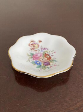 COALPOdRT 科尔波特 JUNETIME 六月时节描金花边骨瓷小碟 装饰小