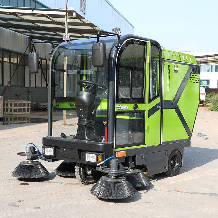 大型园区电动扫地车电动道路清扫车马路车库道路清扫车