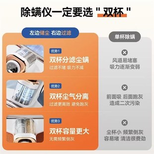 Uwant除螨仪除螨神器除螨床上家用吸尘器紫外线杀菌机去螨X虫M200