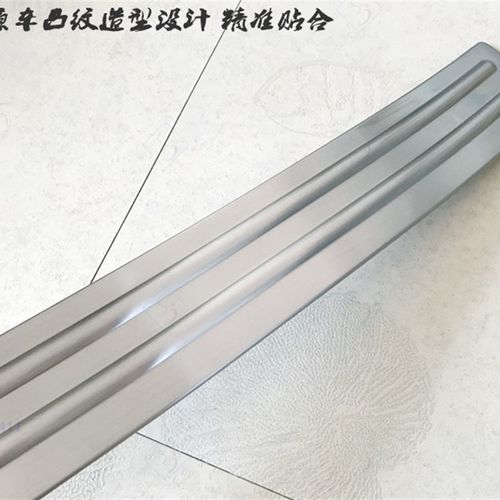 现代途胜后护板 06-1s2老款专用后杠门槛不锈钢尾门踏板改装饰亮