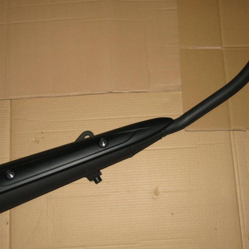 适用铃木王GS125消音器国三t摩托配件QS125-6/A/B消声器排气管烟