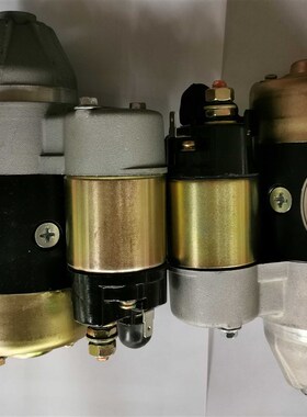 柴油发电机配件1k78/186/188/192F柴启动马达起动电机