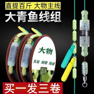 大物线组成品组合套装全套钓大鱼青鱼巨物主线组加固草鱼钓鱼线鲟