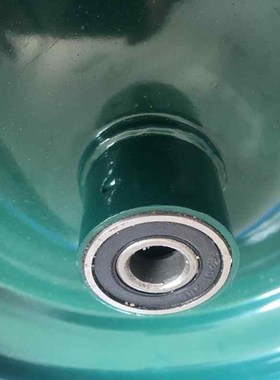 热销厂促16寸PU发泡轮16x40E08蓝色工具车轮胎手推车轮胎品