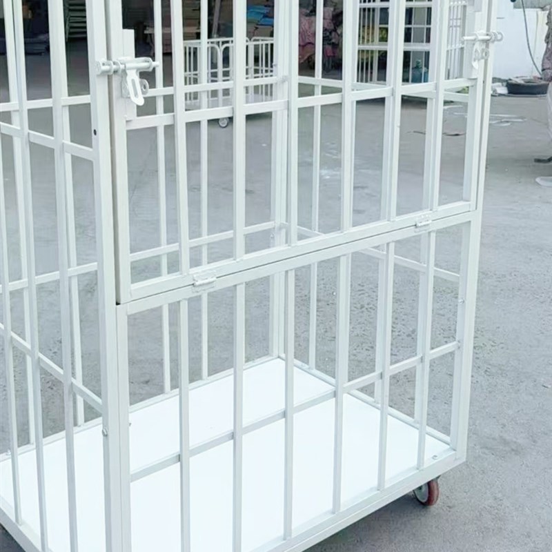 带门合页服装厂高围栏q车周转车裁片车三层松布车框式物料车间推