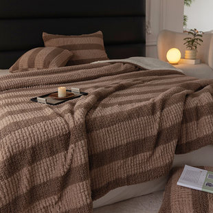 高端加厚 冬季毛毯盖毯珊瑚绒法兰绒沙发冬季秋冬X冬天厚款加绒