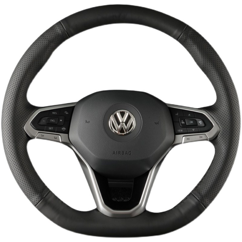 大众迈腾方向盘套手缝探影途观FX威然探岳XID4X专车