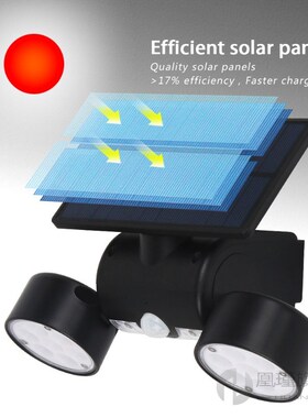 Solar Lights Outdoor 30 LED Security LJights Motion Sensor D