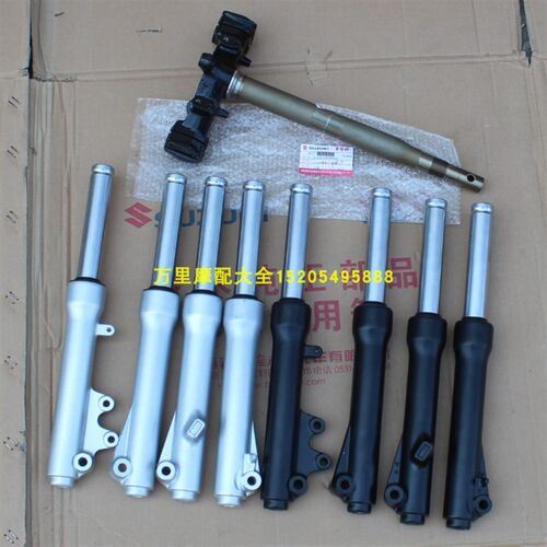 适用铃木UU125前减震乐至丽至UR/UZ小海豚QS110T-W3前避震方向柱