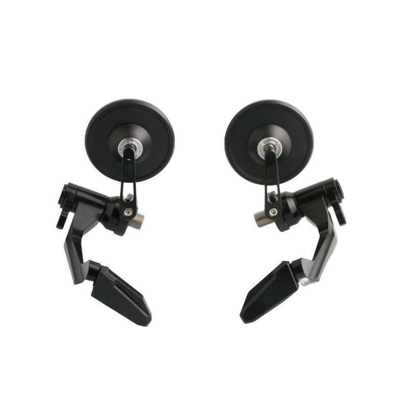 适用凯旋765RS改装后视镜护手反光镜三叉戟M660复古手把镜护弓圆