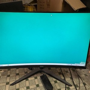 AOC显示器C24B1H高清曲面屏U23.6英寸