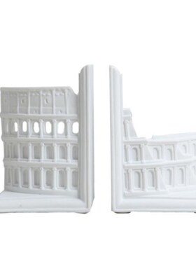 摆件样板书d房装饰书建筑间软装饰品桌面品家居档系列靠书挡工艺