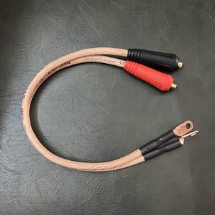 点焊机连接线一体手持式紫铜点焊笔铜F鼻子欧式快速接头25平焊把