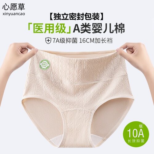 10A抗菌全棉加长裆2026新款