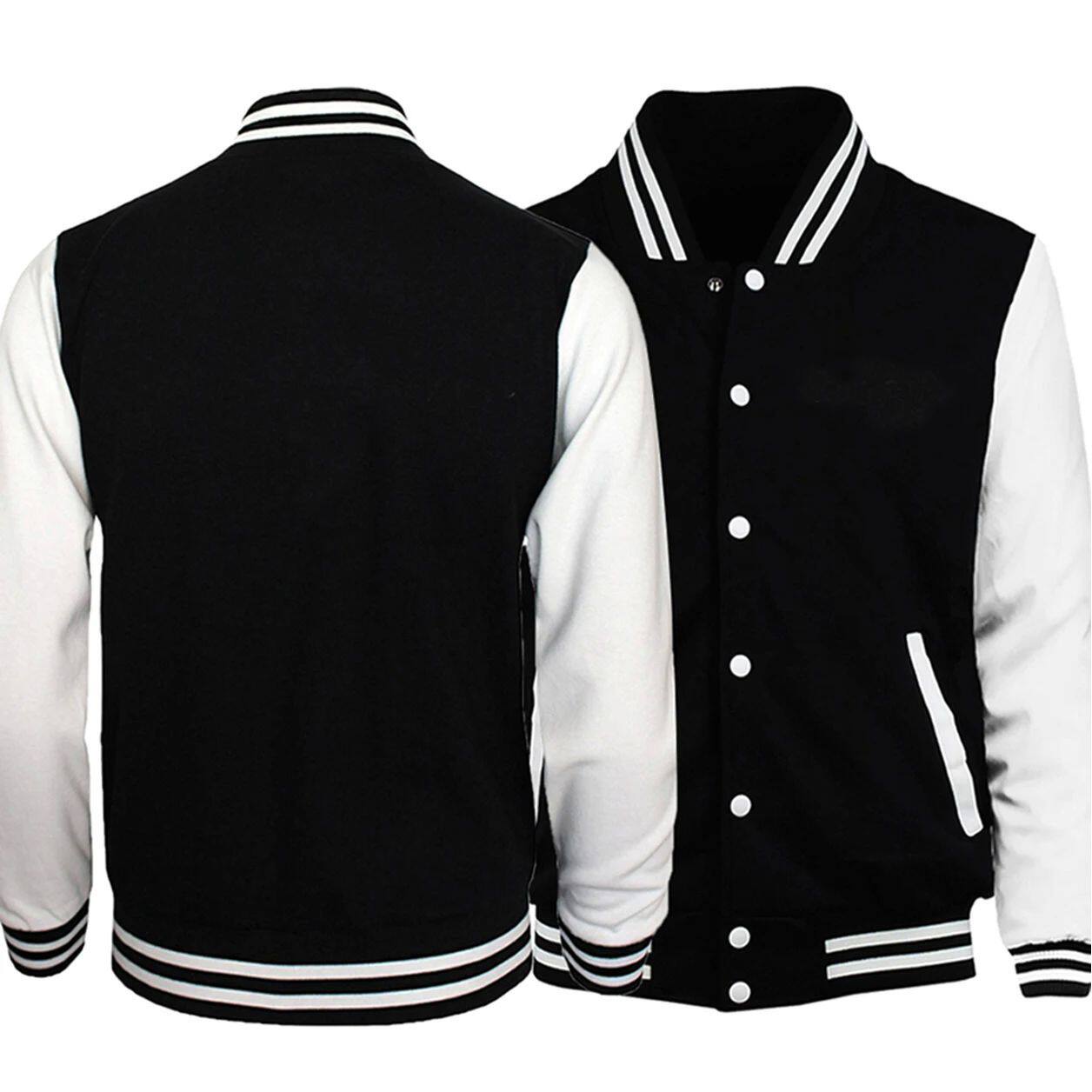 Color blocked button hooded casual jacket 拼色纽扣无帽外套男