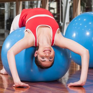 健身瑜伽球小减肥儿童感统训练孕妇专用助产分娩普拉提练腰大龙球