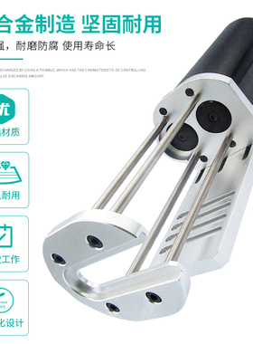 1:1气动胶枪400MLAB胶气动推胶器气D动胶枪  气缸推胶400CCAB胶用