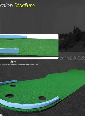 热销Golf Putting Mat Golf Putter Trainer GMreen Putter Artif