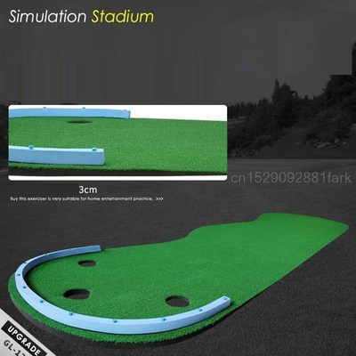 热销Golf Putting Mat Golf Putter Trainer GMreen Putter Artif