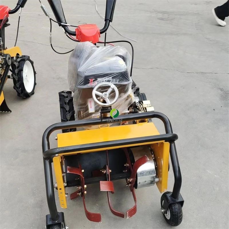 2024款乘坐式除草机柴油大马力多功能I微耕机汽U油自走式旋耕机