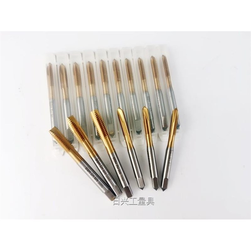 镀钛6542高速钢HSS直槽机用丝锥先端丝攻I丝钻头丝锥M3-M12不锈钢