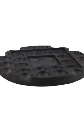 新现代创意黑色洞洞果盘创意家居艺术饰品L客厅样板间桌面摆饰摆