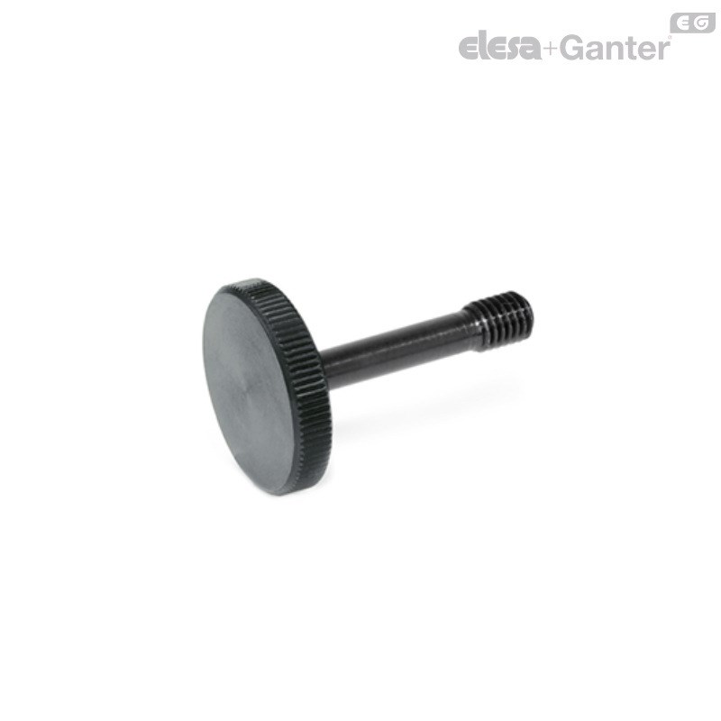 Elesad+Ganter伊莉莎冈特 GN 653.2滚花螺钉带防遗失切槽