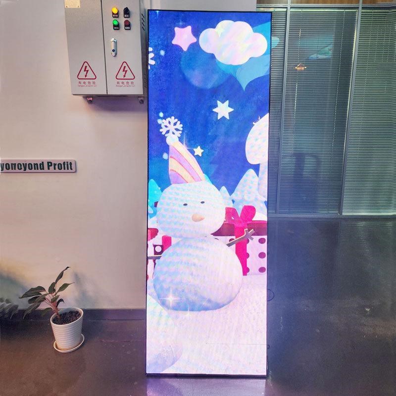 新品立式屏广告机落n地条形屏电子触摸宣传壁挂查询镜子led显