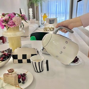 SMEGa斯麦格KLF04电热水壶复古家用泡茶保温一体7档温度控温电水
