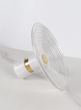 新款设计欧式大理石圆形果盘果篮创意客厅L餐厅酒店桌面装饰品摆