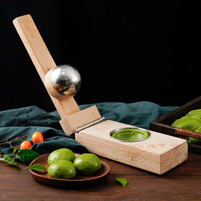 做清明果青团压皮模具手工糍粑艾叶米粿蒸米粑压粑机器雪媚娘神器