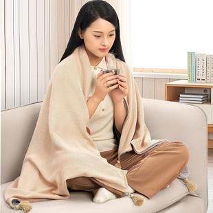 JASTOO&杰斯通披毯披肩暖身毯USB充电可水洗加热毯子调温可调温