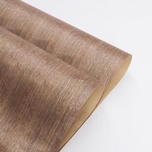 免胶自粘天然黑胡桃直纹实木木皮木饰面橱柜门板翻新音响手工贴皮