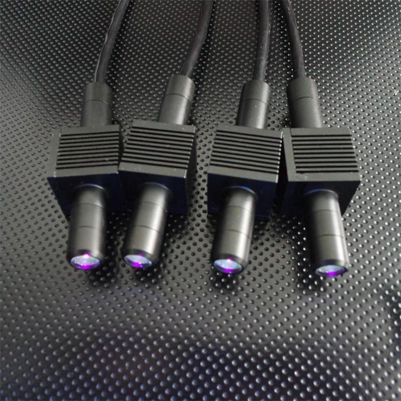 风冷LED点光源照射头,UVLED点光源风扇制冷,UV LED点光源固化