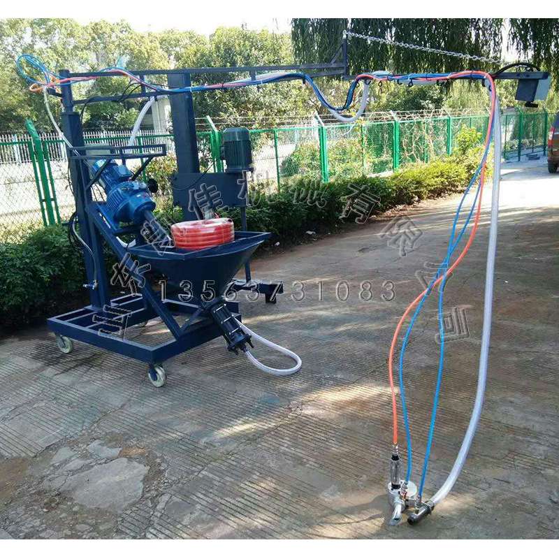 浮雕工艺品grc涂料喷涂机 建筑工程用喷射机 GRC玻璃纤维丝喷浆机