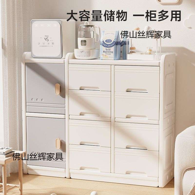 收纳柜整理箱宝宝家用台婴儿用品儿童玩具收纳架落地置物储物喂养
