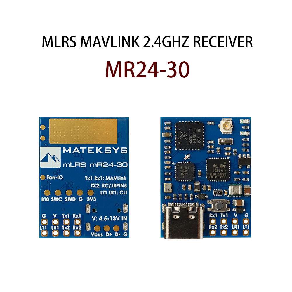 MATEKSYS MLRS MAVLINK 2.4GHZ RECEIVER  MR24-30 dBm射频功率