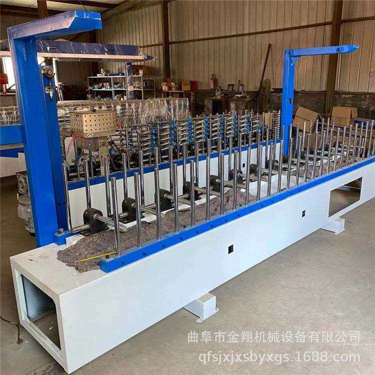 阴阳护角条复合网格布包覆机自动修边竹炭纤维木饰面板覆膜机