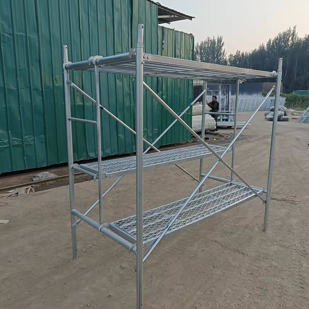镀锌脚手架龙门架移动手脚架活动架工地架子装修架子全套厂家直销