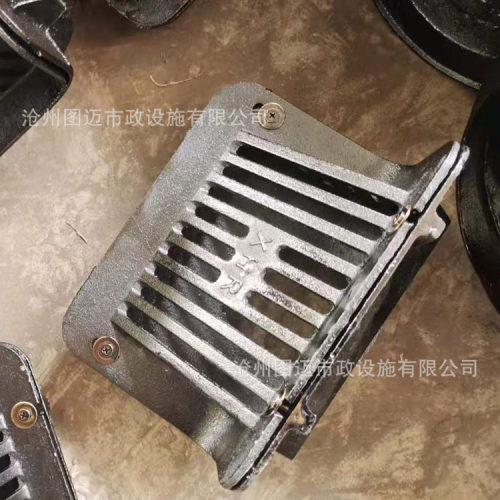 铸铁雨水斗180°侧入式成品雨水斗DN100侧排水雨水斗地漏现货