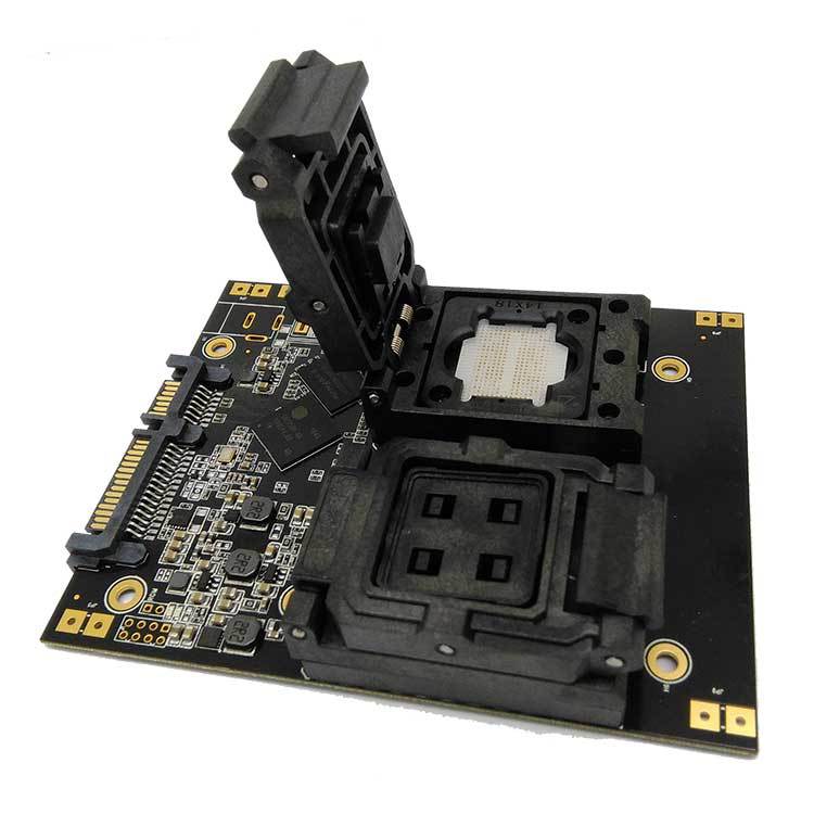BGA316翻盖SSD主控一拖二座