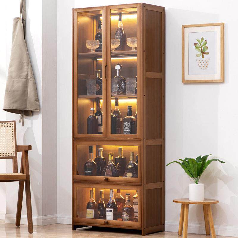 酒柜隔断柜现代简约红酒柜展示柜落地靠墙储物柜家用酒架陈列烟柜