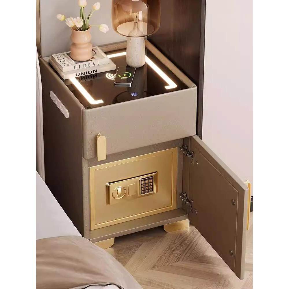 现代家用卧室置物架带锁床边2024新款收纳柜智能床头柜保险柜箱子,农机/农具/农膜,其它农用工具,淘宝优惠券,粉丝福利购,淘宝优惠卷