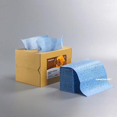 苏州欧德抽取蓝色擦拭纸吸油纸工业擦拭布多用途擦拭纸油污擦油布