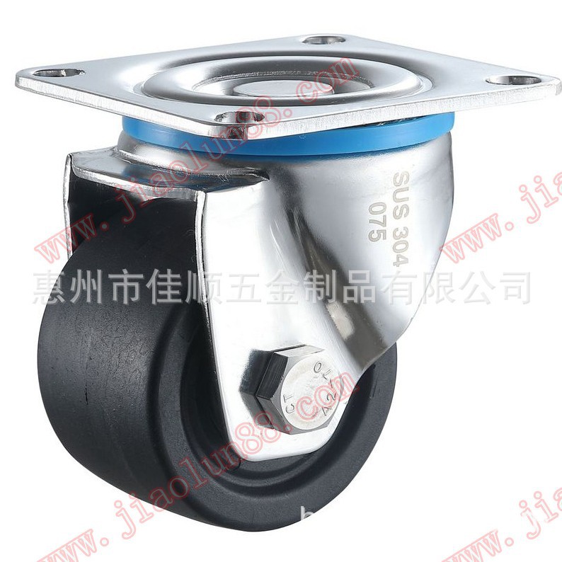 供应不锈钢巨无霸尼龙轮 日式不锈钢脚轮 防锈重载轮2.5/3寸 304
