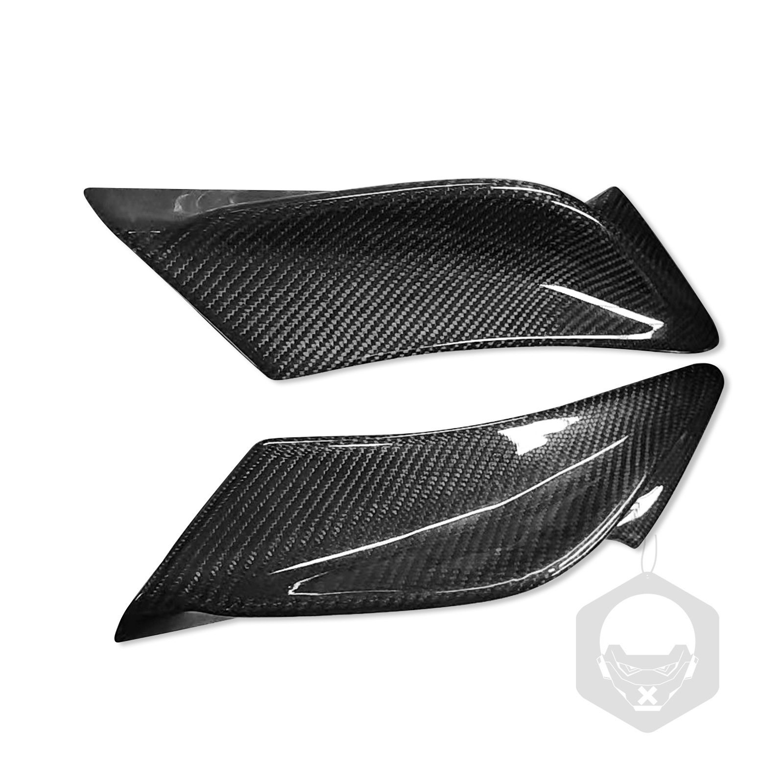 适用于丰田GT86BRZ尾灯装饰真碳纤维小尾翼侧翼汽车外饰改装配件