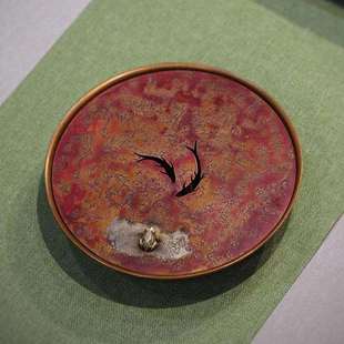 手工铜壶承干泡台养壶茶承壶托茶壶垫储水建水茶水洗水盂茶盘茶具