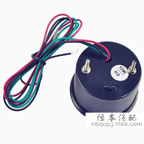 DRGONgauge2英寸52mm汽车蓝光数显汽车转速表黑壳改装仪表