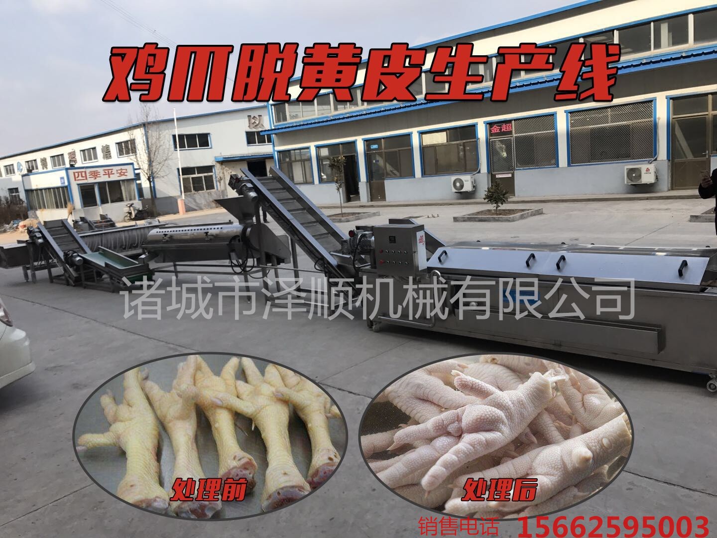 鸡脚脱皮处理设备无损伤无断骨