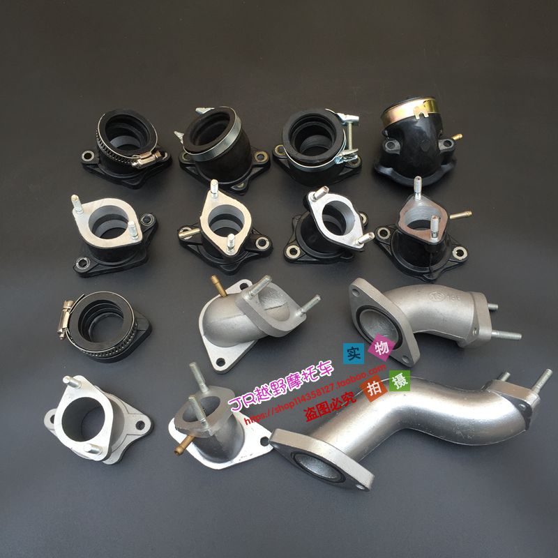 建设摩托车配件125 150 175 200化油器接头进气管进气接口喉管